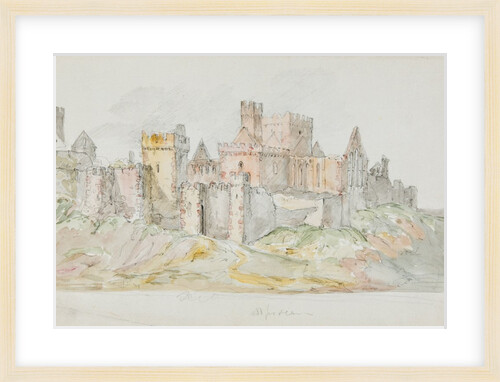 St Germain's Cathedral from the old pier by R. H. Froude