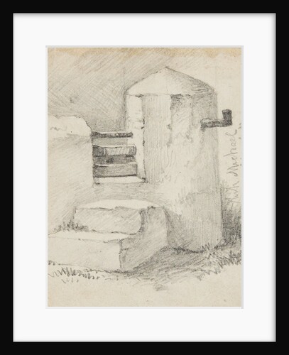 Mounting stones at Kirk Michael, Isle of Man by John Flower