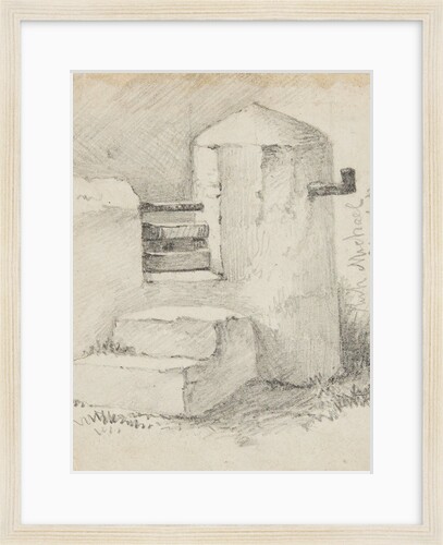 Mounting stones at Kirk Michael, Isle of Man by John Flower