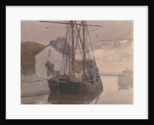 Schooner, Castletown Harbour by Archibald Knox