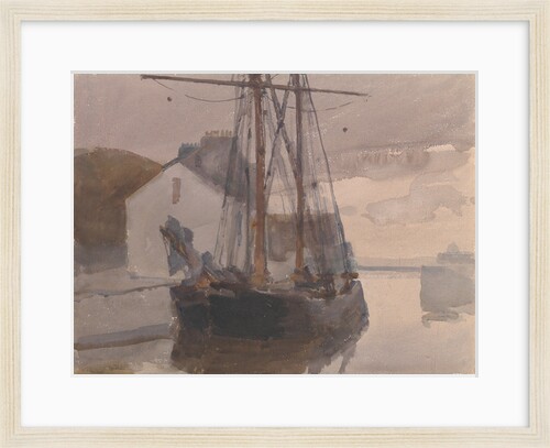 Schooner, Castletown Harbour by Archibald Knox