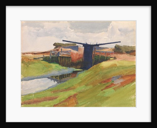 The Lock Gates, Birdham, Sussex by Archibald Knox