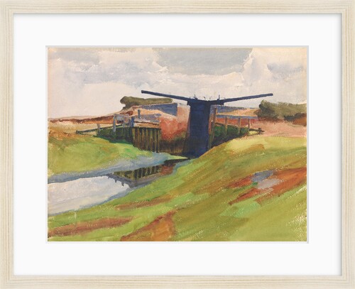The Lock Gates, Birdham, Sussex by Archibald Knox