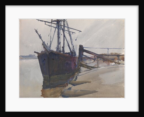 Sailing Craft Alongside by Archibald Knox