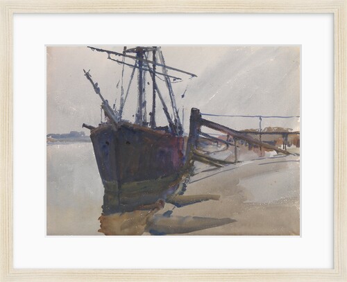 Sailing Craft Alongside by Archibald Knox