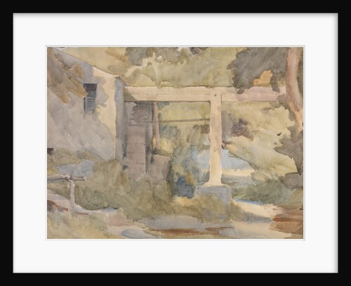 Mill with Overshot Wheel by Archibald Knox