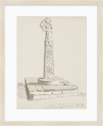 Cross in Kirk Braddan, Isle of Man by Moses Griffith