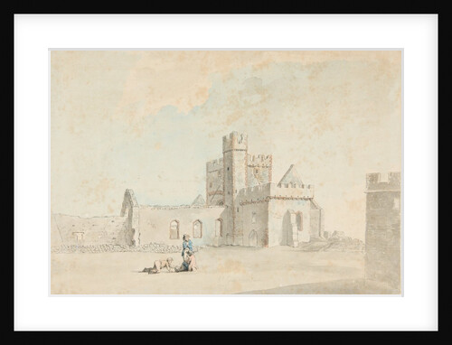 St Germain's Church, Peel Castle in the Isle of Man by Francis Grose