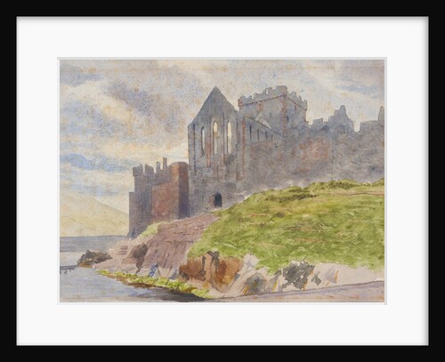 Cathedral of St Germain's in Peel Castle Isle of Man by Henry Dryden