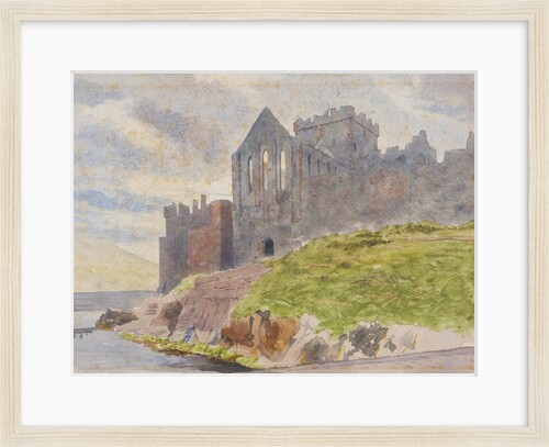 Cathedral of St Germain's in Peel Castle Isle of Man by Henry Dryden