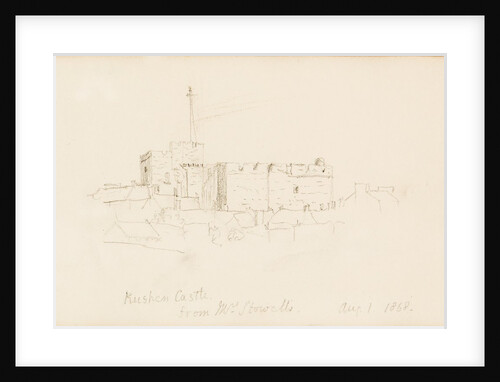 Rushen Castle from Mrs Stowell's by Unknown