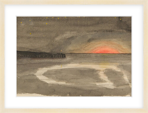 Sunset at Queen's Pier, Ramsey by Unknown