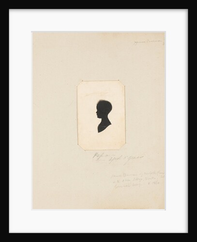 James Burman aged five by Unknown