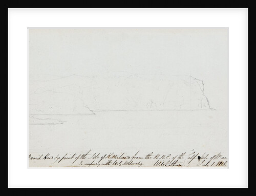 Bearing of Spanish Head and a point of the Isle of Kitterland from the N.N.E. of the Calf, Isle of Man. In company with W.S. Walmesley. by Will Latham