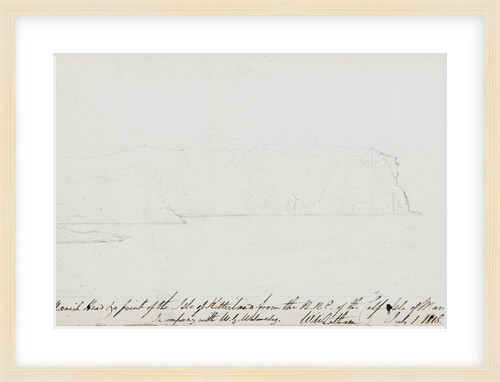 Bearing of Spanish Head and a point of the Isle of Kitterland from the N.N.E. of the Calf, Isle of Man. In company with W.S. Walmesley. by Will Latham