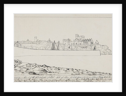 Pier and Castle at Peel by Will Latham
