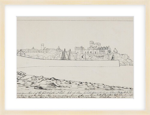 Pier and Castle at Peel by Will Latham