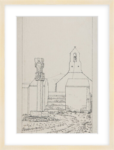 Cross Monument outside Kirk Maughold by Will Latham