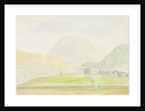 Snaefell from Little London, Isle of Man by Henry Read Wellbye