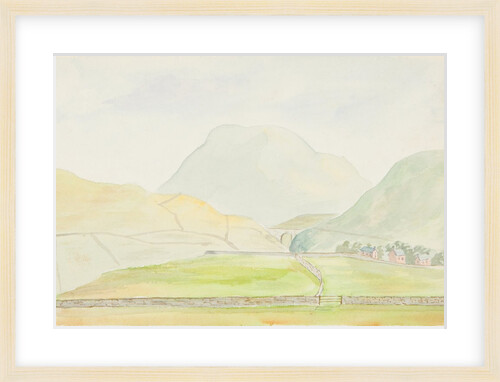 Snaefell from Little London, Isle of Man by Henry Read Wellbye