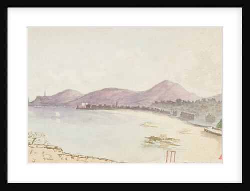 Douglas town and bay from the Ramsey Road by Henry Read Wellbye