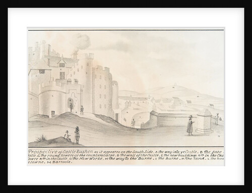 The Prospective of Castle Rushen as it appears on the south side by Daniel King