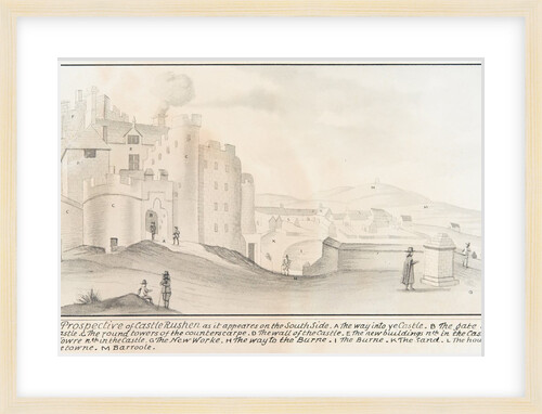 The Prospective of Castle Rushen as it appears on the south side by Daniel King