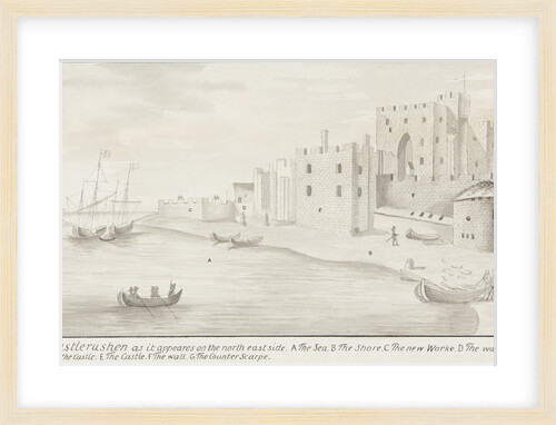 Castle Rushen as it appeares on the north east side by Daniel King