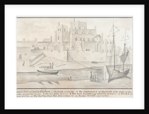 The Prospective of Castle Rushen by Daniel King