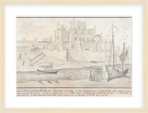 The Prospective of Castle Rushen by Daniel King