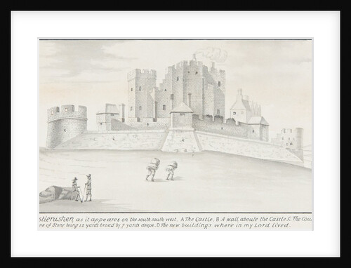 Castle Rushen as it appears on the south south west by Daniel King