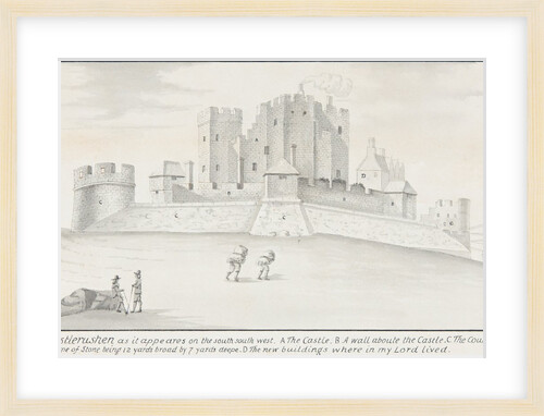 Castle Rushen as it appears on the south south west by Daniel King