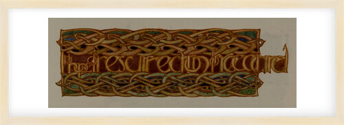 In hope of ressurection for reward, The Deer's Cry (St Patrick's Hymn) by Archibald Knox