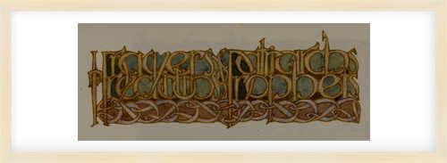 In prayers of patriarchs, predictions of prophets, The Deer's Cry (St Patrick's Hymn) by Archibald Knox