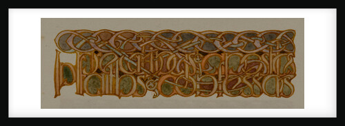 In preachings of apostles faiths of confessors, The Deer's Cry (St Patrick's Hymn) by Archibald Knox