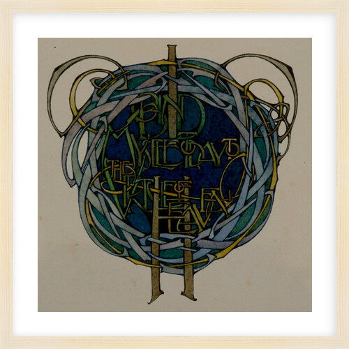 I bind myself today to the virtue of heaven, The Deer's Cry (St Patrick's Hymn) by Archibald Knox