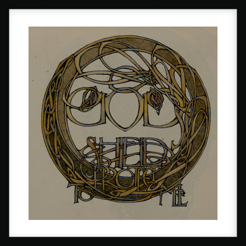 God's shield to protect me, The Deer's Cry (St Patrick's Hymn) by Archibald Knox