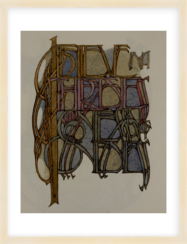 I believe in a threeness with confession of oneness, The Deer's Cry (St Patrick's Hymn) by Archibald Knox