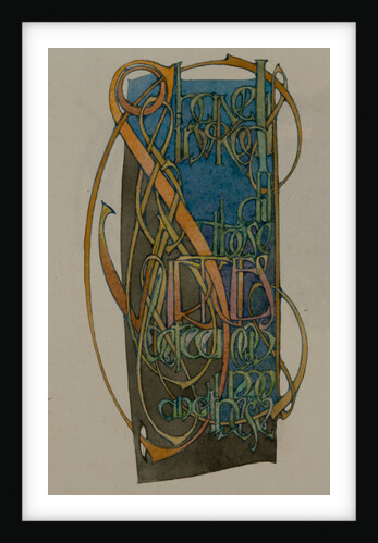 So have I invoked all those virtues between me and these, The Deer's Cry (St Patrick's Hymn) by Archibald Knox
