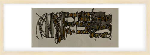 Against incantations of false prophets, black laws of heathenry, false laws of heretics, The Deer's Cry (St Patrick's Hymn) by Archibald Knox