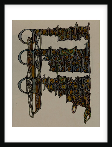 Against crafts of idolatry, against spells of women and smiths and druids, against every knowledge that defiles mens souls, The Deer's Cry (St Patrick's Hymn) by Archibald Knox