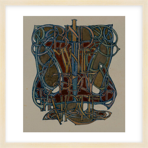 I bind myself today to the virtue of, The Deer's Cry (St Patrick's Hymn) by Archibald Knox