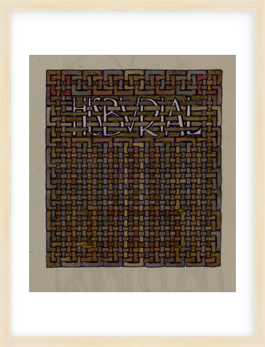 His Burial, The Deer's Cry (St Patrick's Hymn) by Archibald Knox