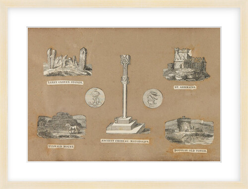 Various landmarks around the Isle of Man including the ancient Cross of St Maughold's by Unknown