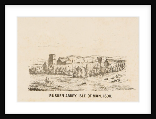 Rushen Abbey, Isle of Man, 1800 by Unknown