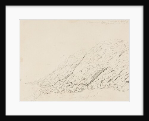 Rocks at East End of Peel Bay, Isle of Man by S. Staples