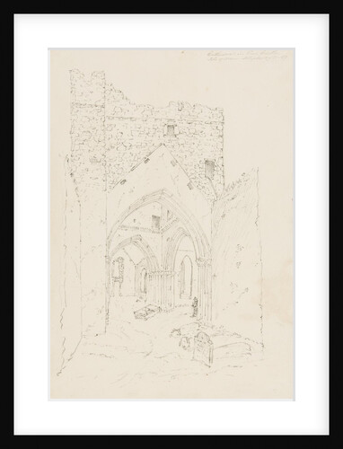 Cathedral in Peel Castle, Isle of Man by S. Staples