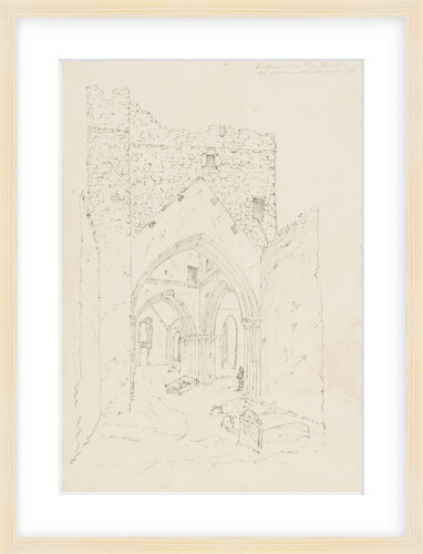 Cathedral in Peel Castle, Isle of Man by S. Staples