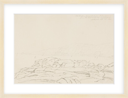 The Calf and Spanish Rocks from the Scarlett Rocks, Castletown, Isle of Man by S. Staples