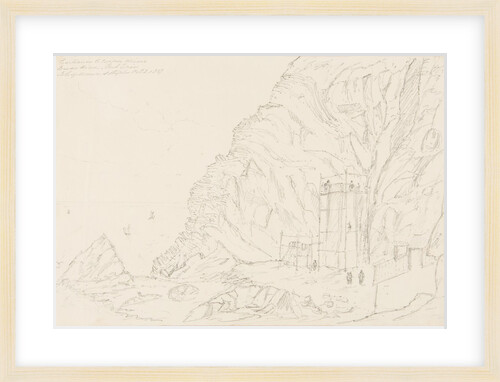 Entrance to Copper Mine, Brada Head, Port Erin, Isle of Man by S. Staples